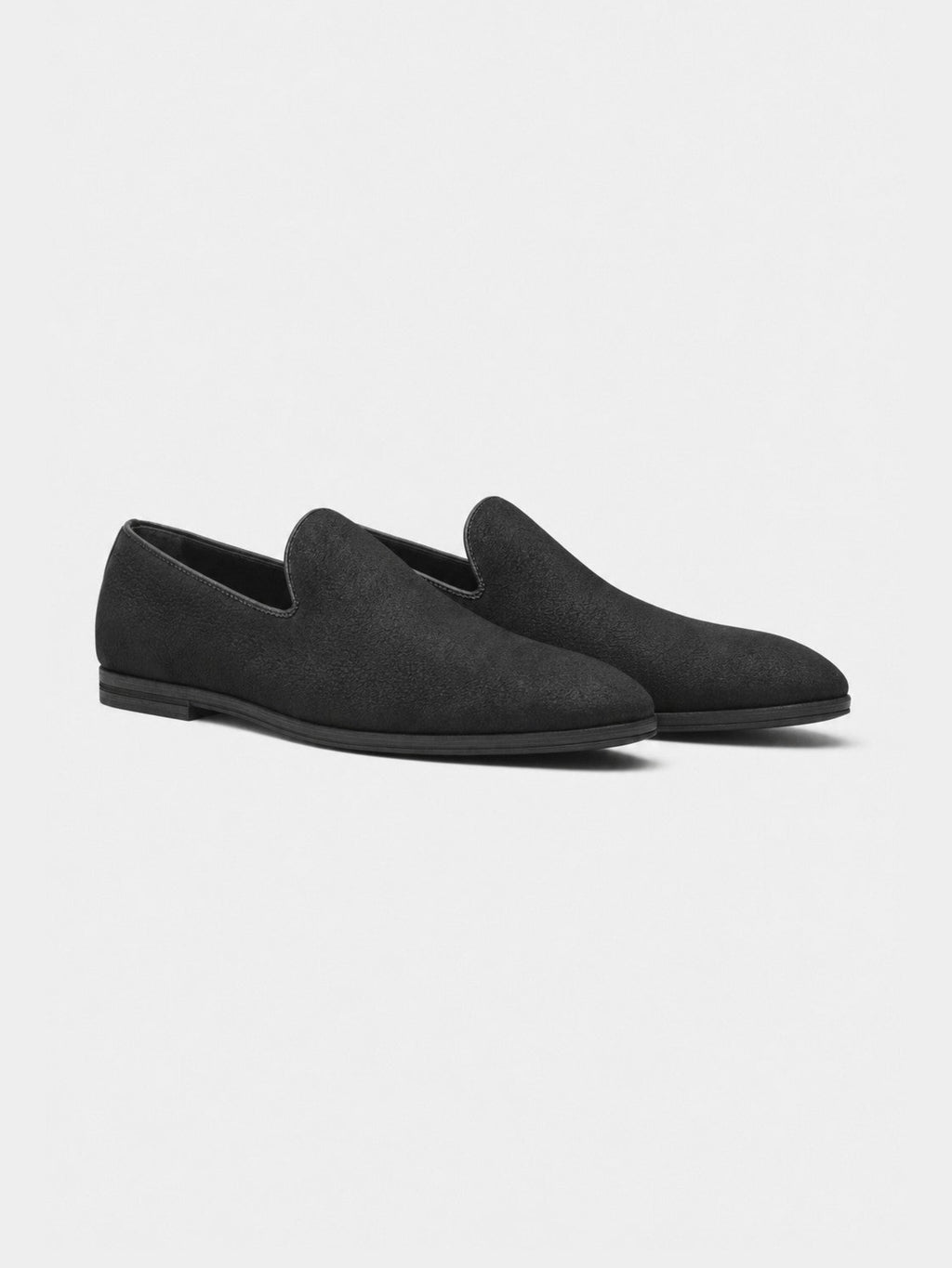The Belgian Loafer - Black Deerskin