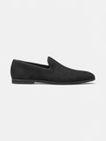 The Belgian Loafer - Black Deerskin