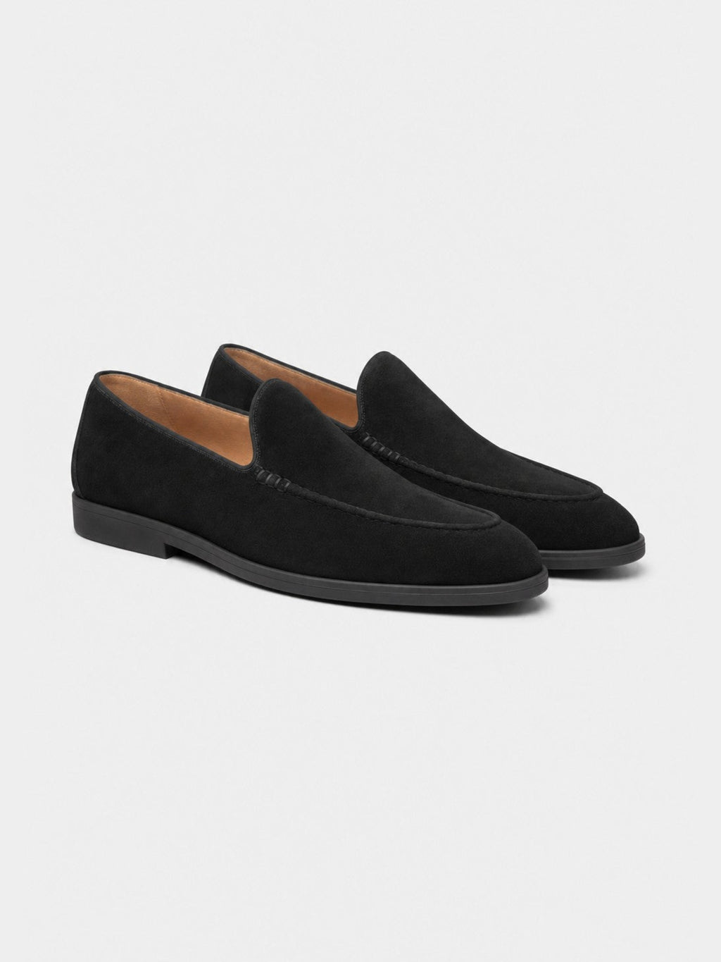 The Belgian Loafer - Black Suede