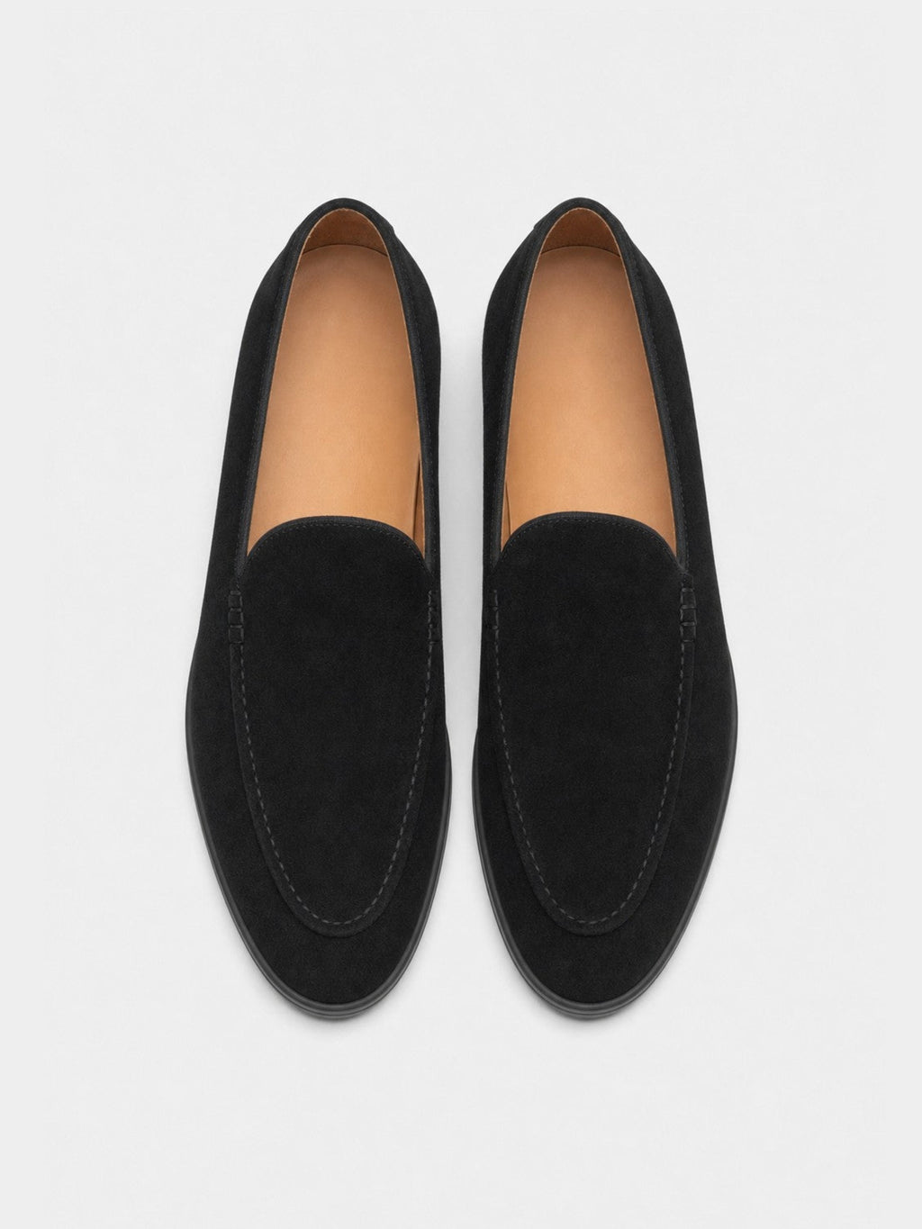 The Belgian Loafer - Black Suede
