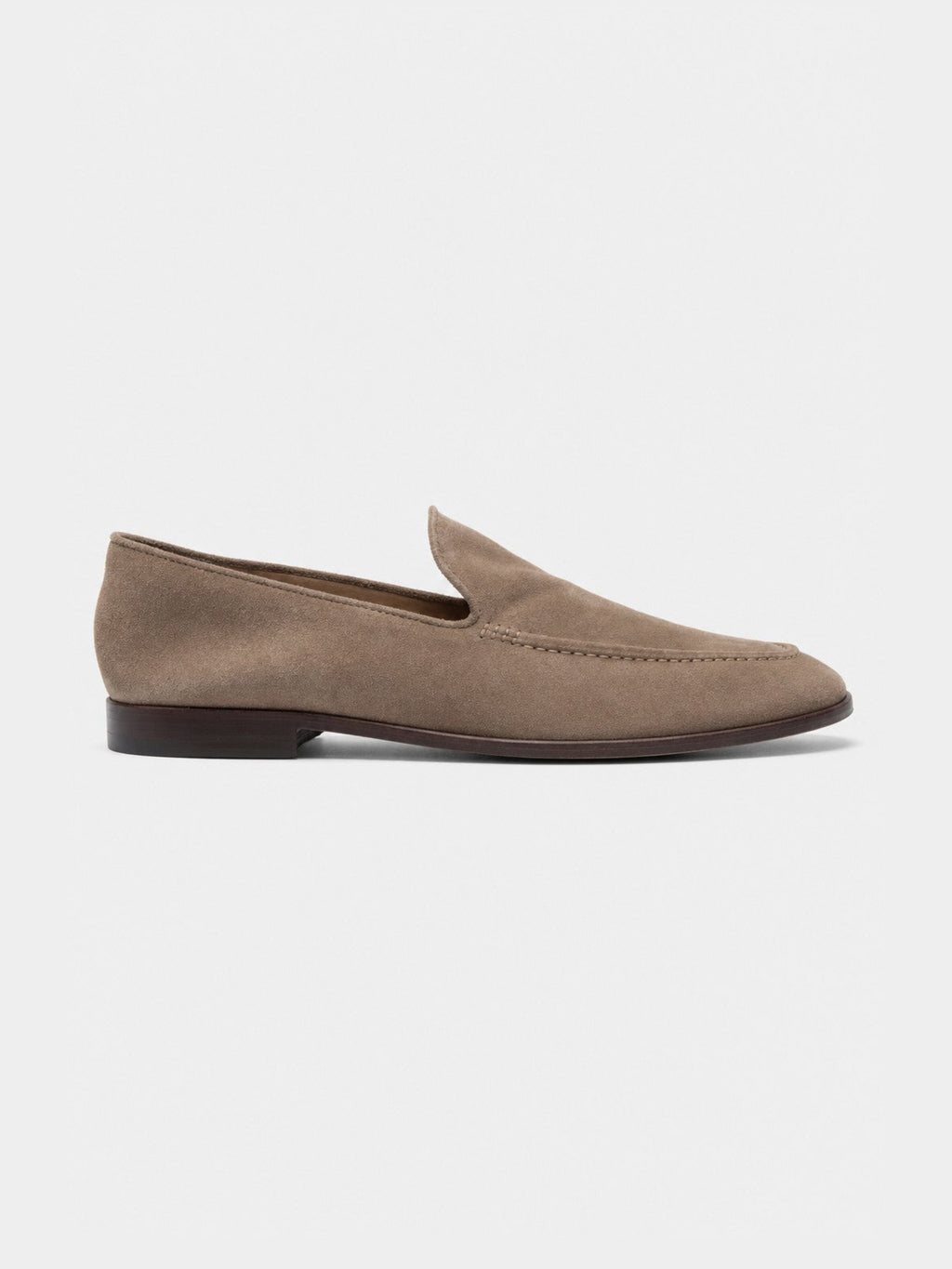 The Belgian Loafer - Taupe Nubuck - Unlined