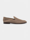 The Belgian Loafer - Taupe Nubuck - Unlined