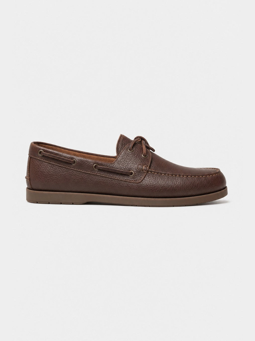 The Boat Shoe - Brown Grain