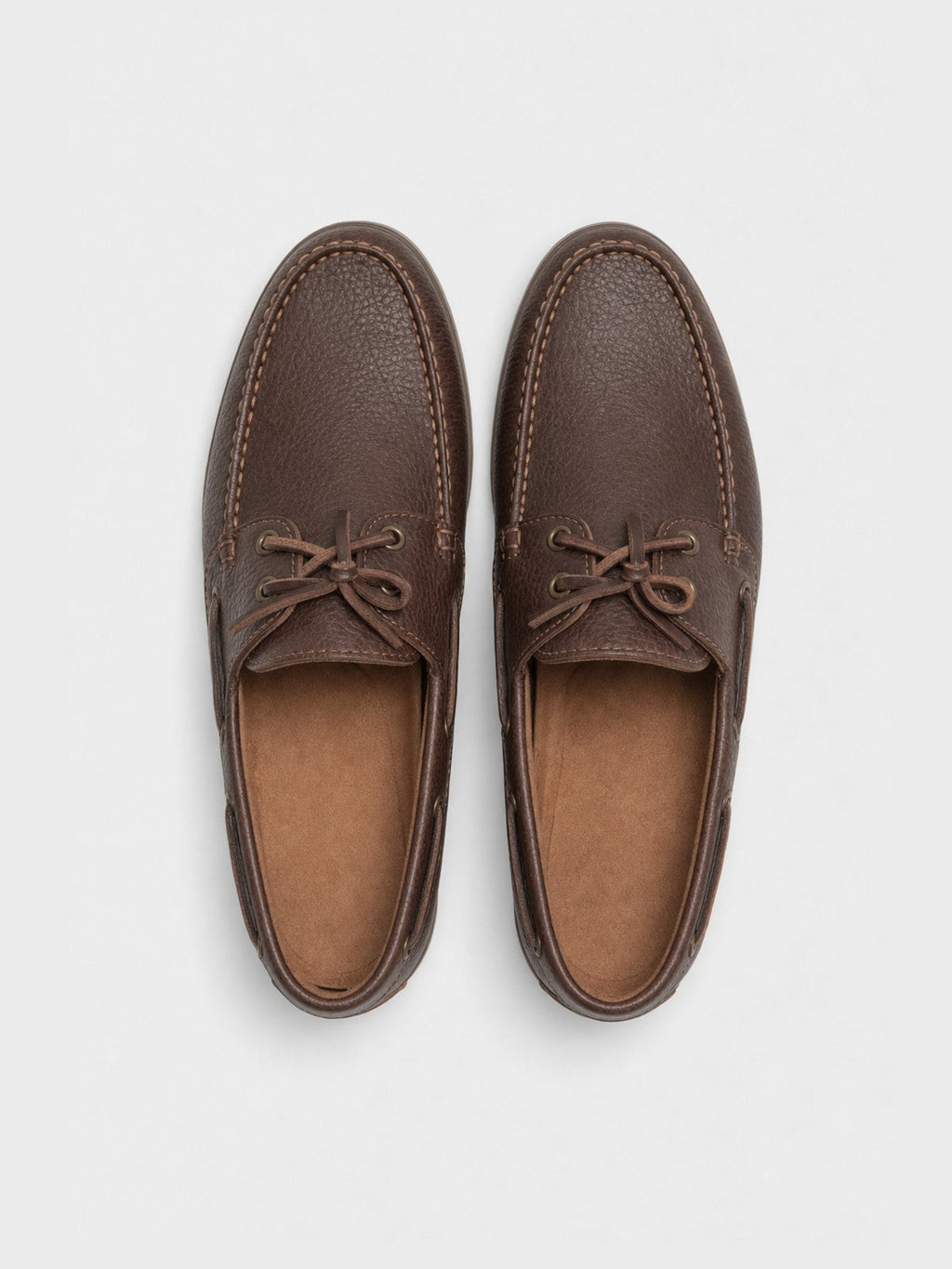 The Boat Shoe - Brown Grain
