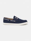 The Deck Shoe - Navy Canvas