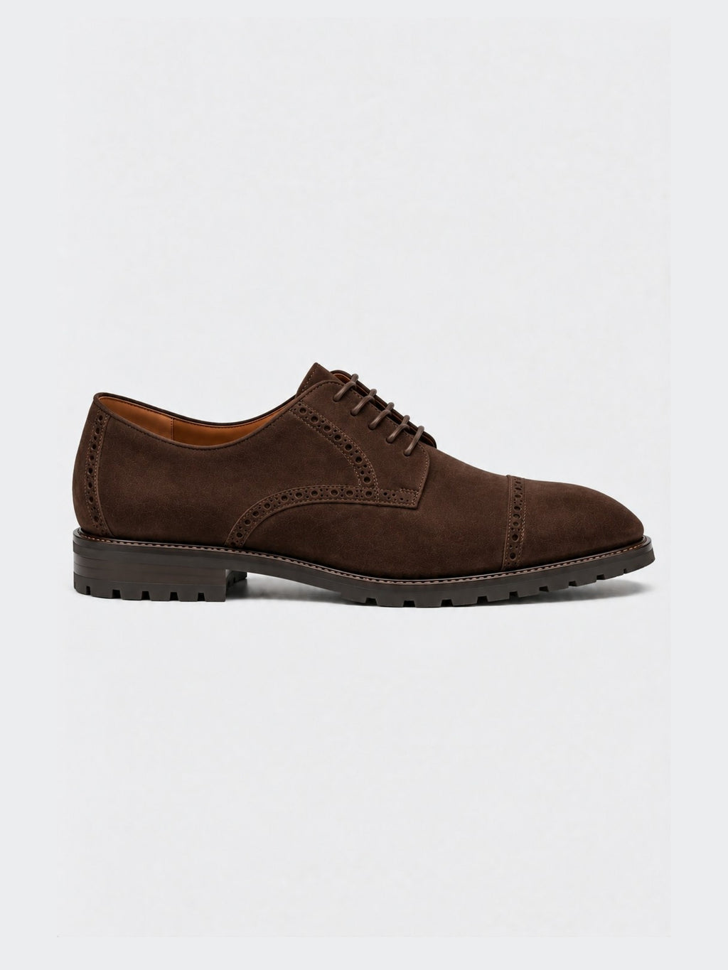The Derby - Brown Suede