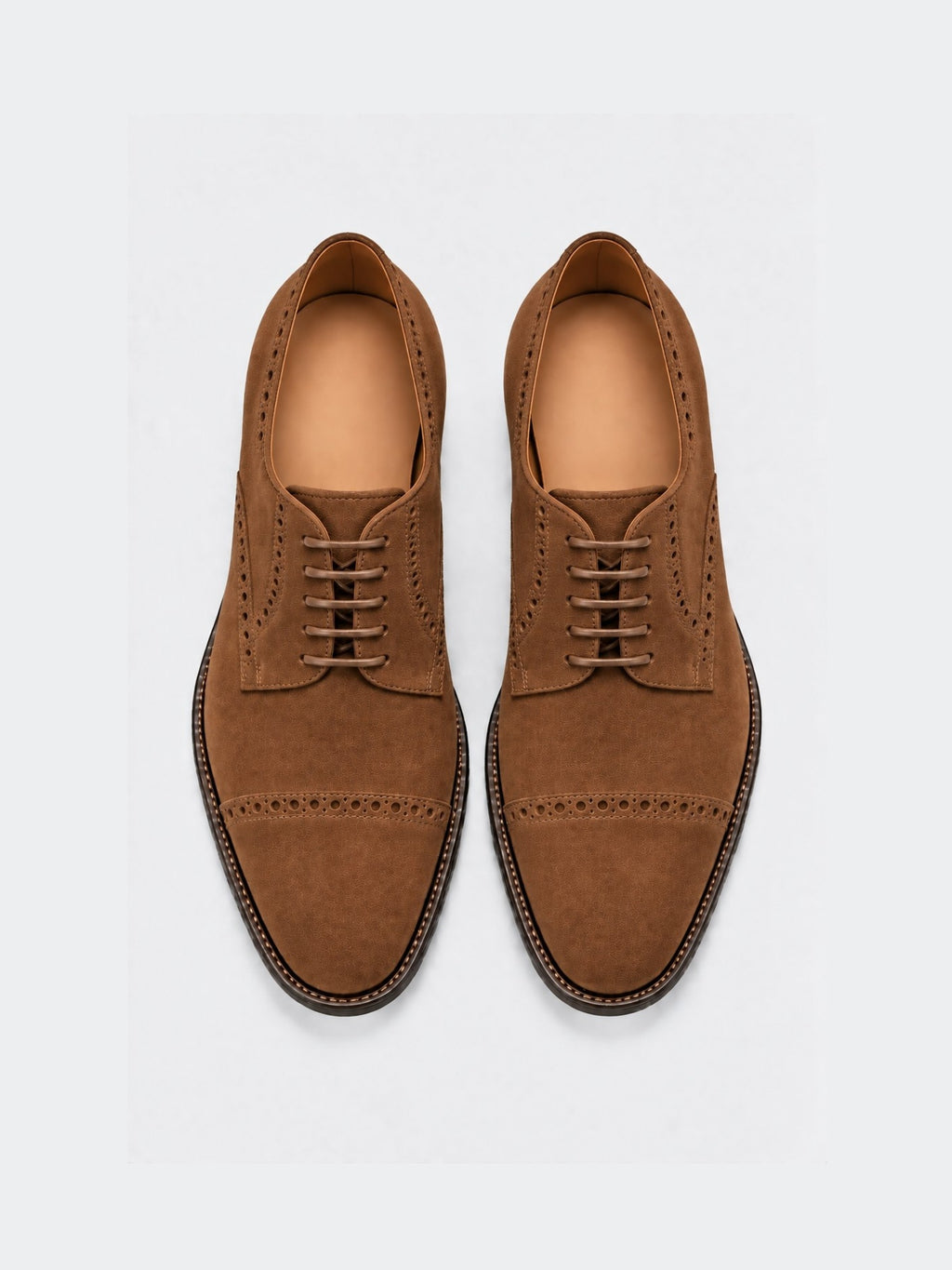 The Derby - Medium Brown Suede