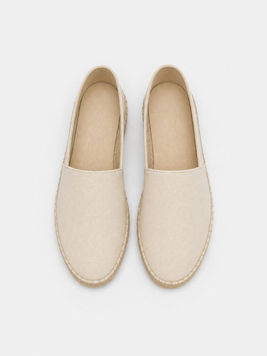 The Espadrille - Ivory Canvas