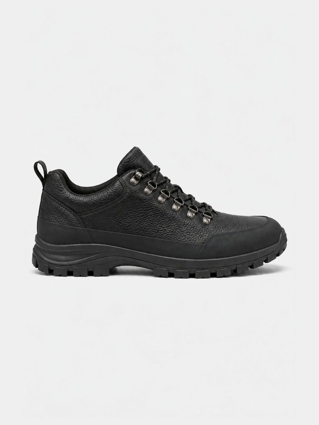 The Hybrid Hiker Sneaker - Black Grain