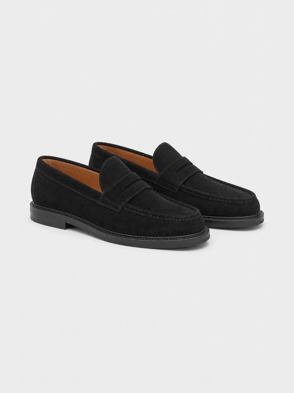 The Ivy Loafer - Black Suede