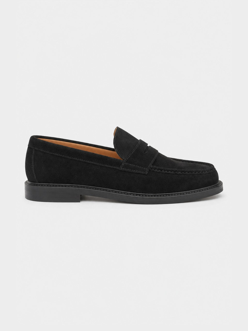 The Ivy Loafer - Black Suede