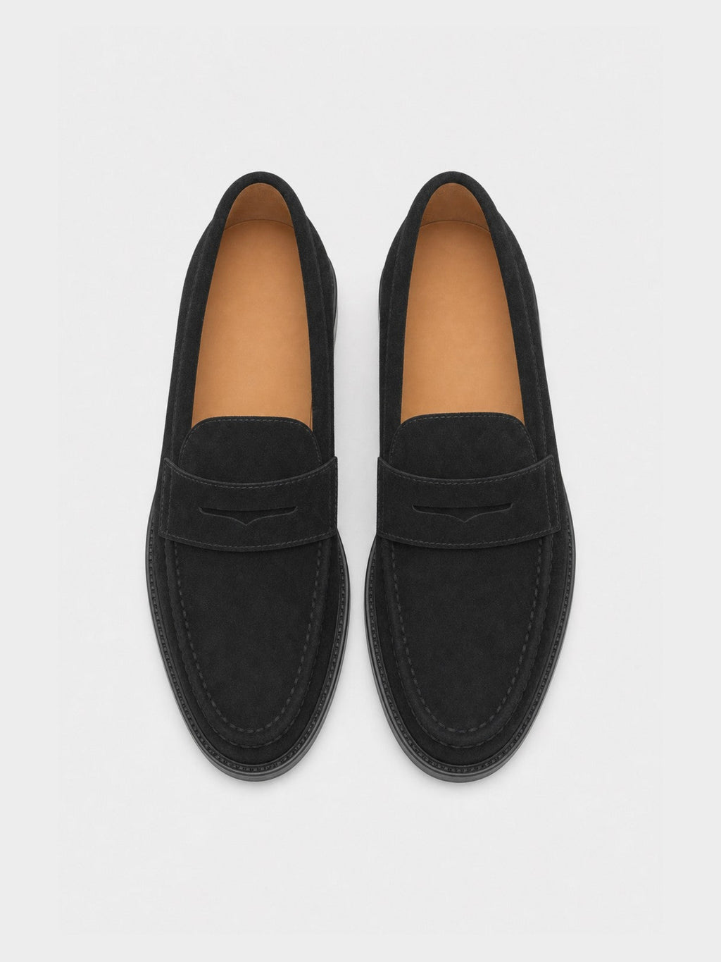 The Ivy Loafer - Black Suede