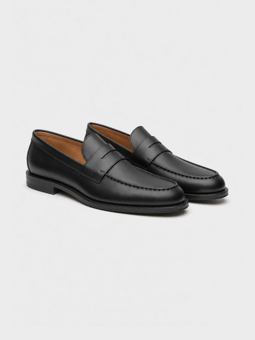 The Penny Loafer - Black Calf