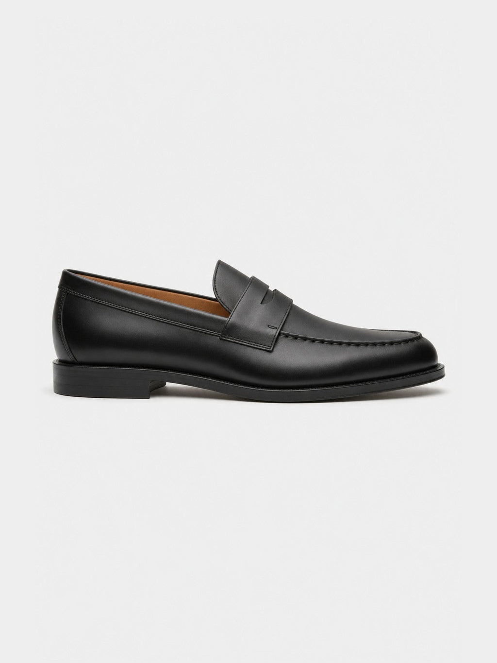 The Penny Loafer - Black Calf