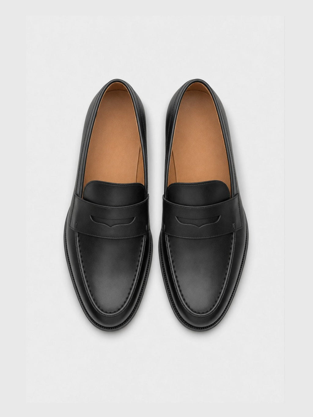 The Penny Loafer - Black Calf