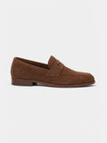 The Penny Loafer - Brown Suede - Unlined
