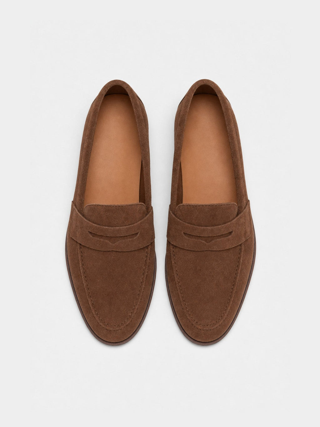 The Penny Loafer - Brown Suede - Unlined