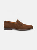 The Penny Loafer - Medium Brown Suede
