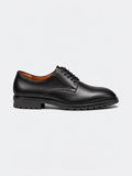 The Plain Toe Blucher Derby - Black Calf