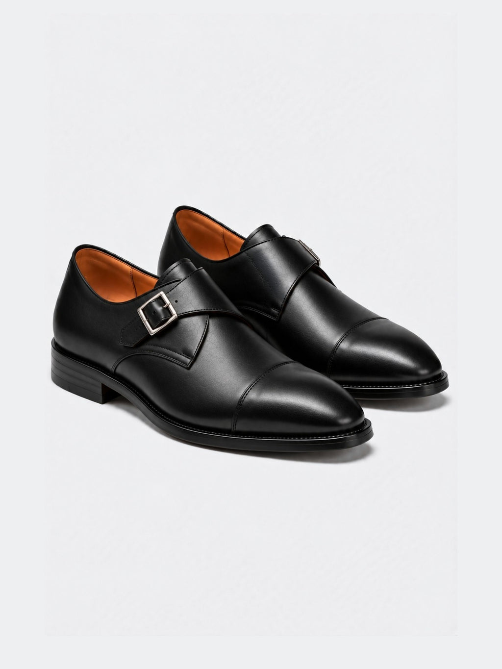 The Single Monkstrap - Black Calf