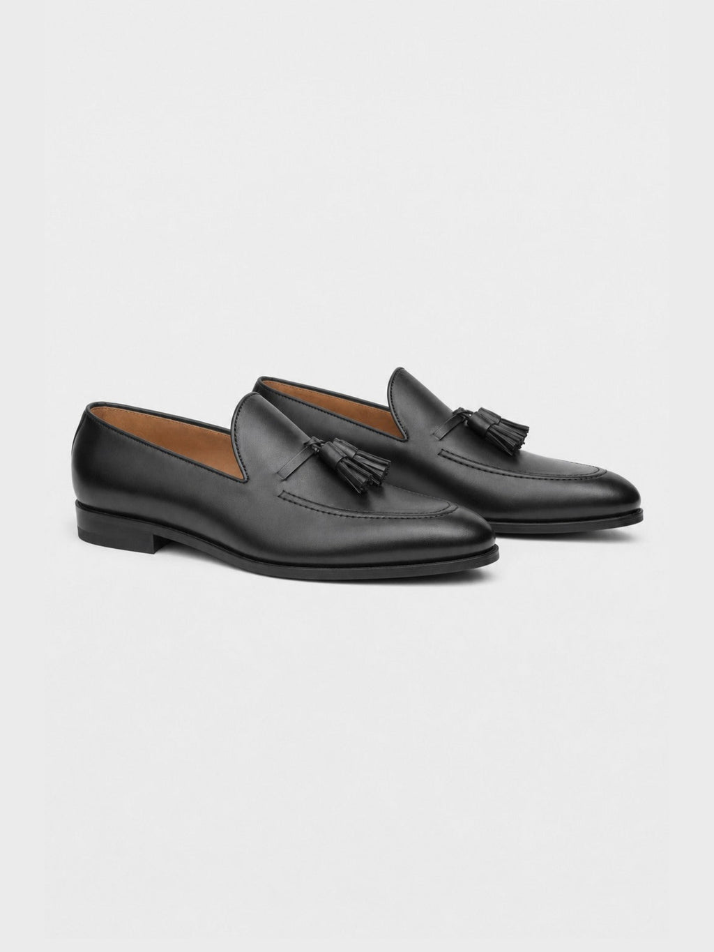 The Tassel Loafer - Black Calf