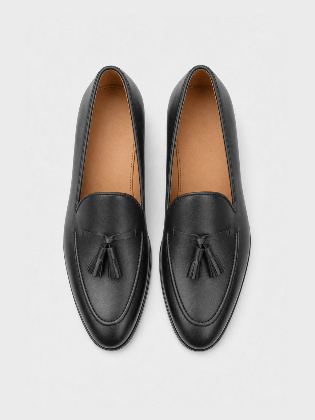 The Tassel Loafer - Black Calf