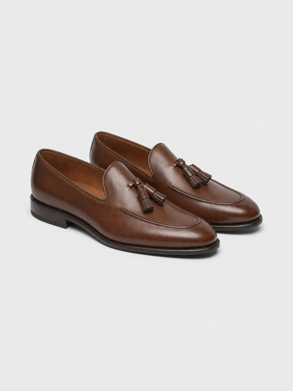 The Tassel Loafer - Brown Calf