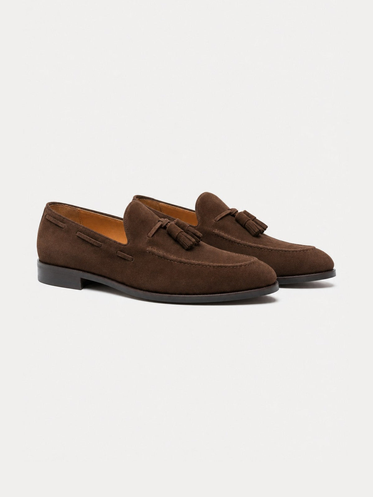 The Tassel Loafer - Brown Suede