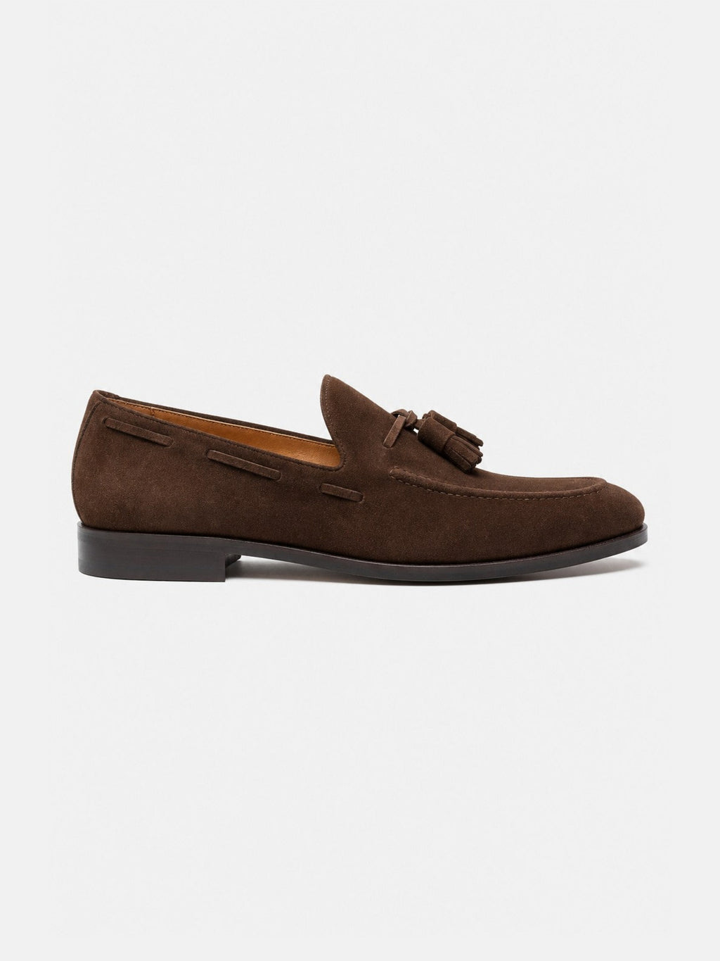 The Tassel Loafer - Brown Suede