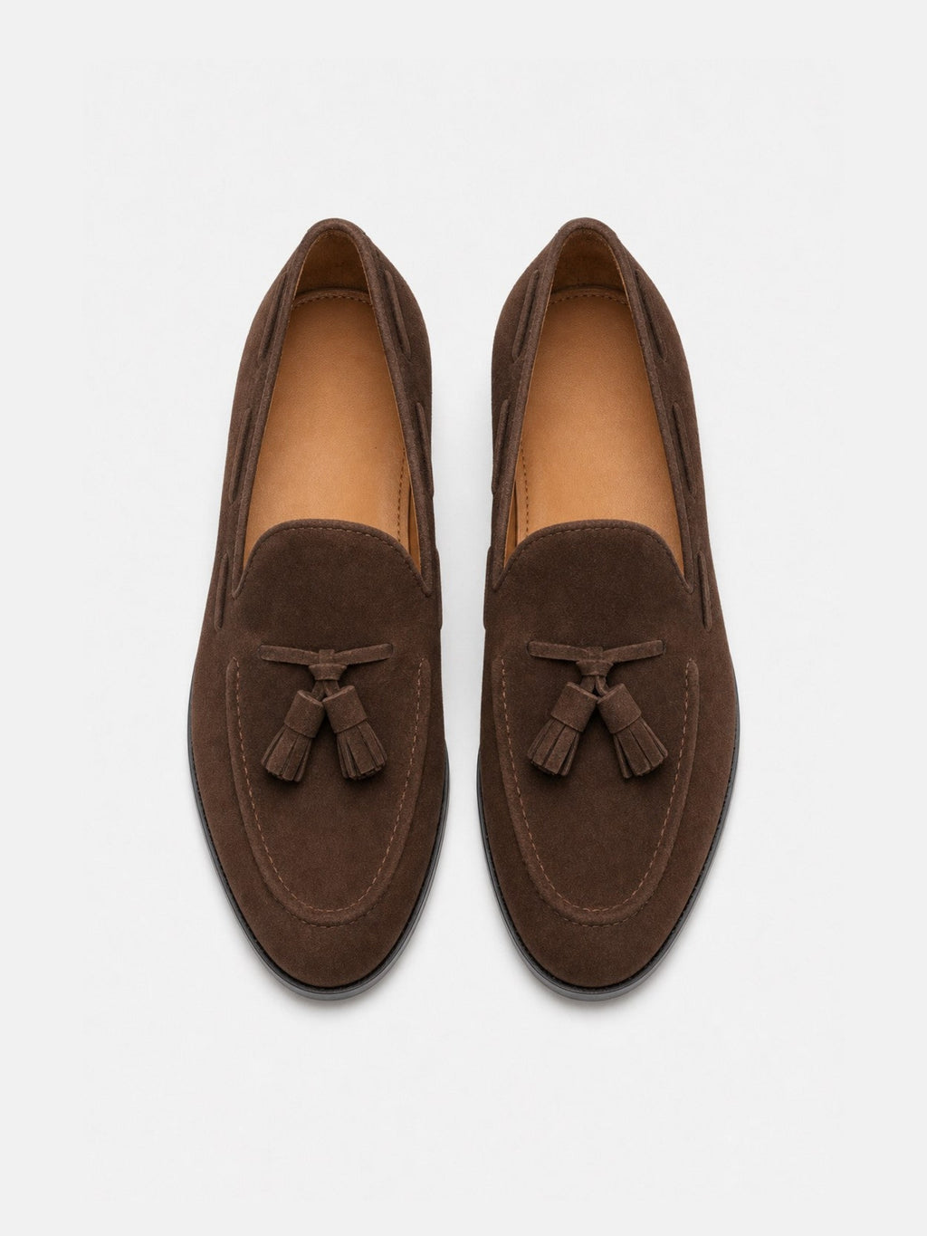 The Tassel Loafer - Brown Suede