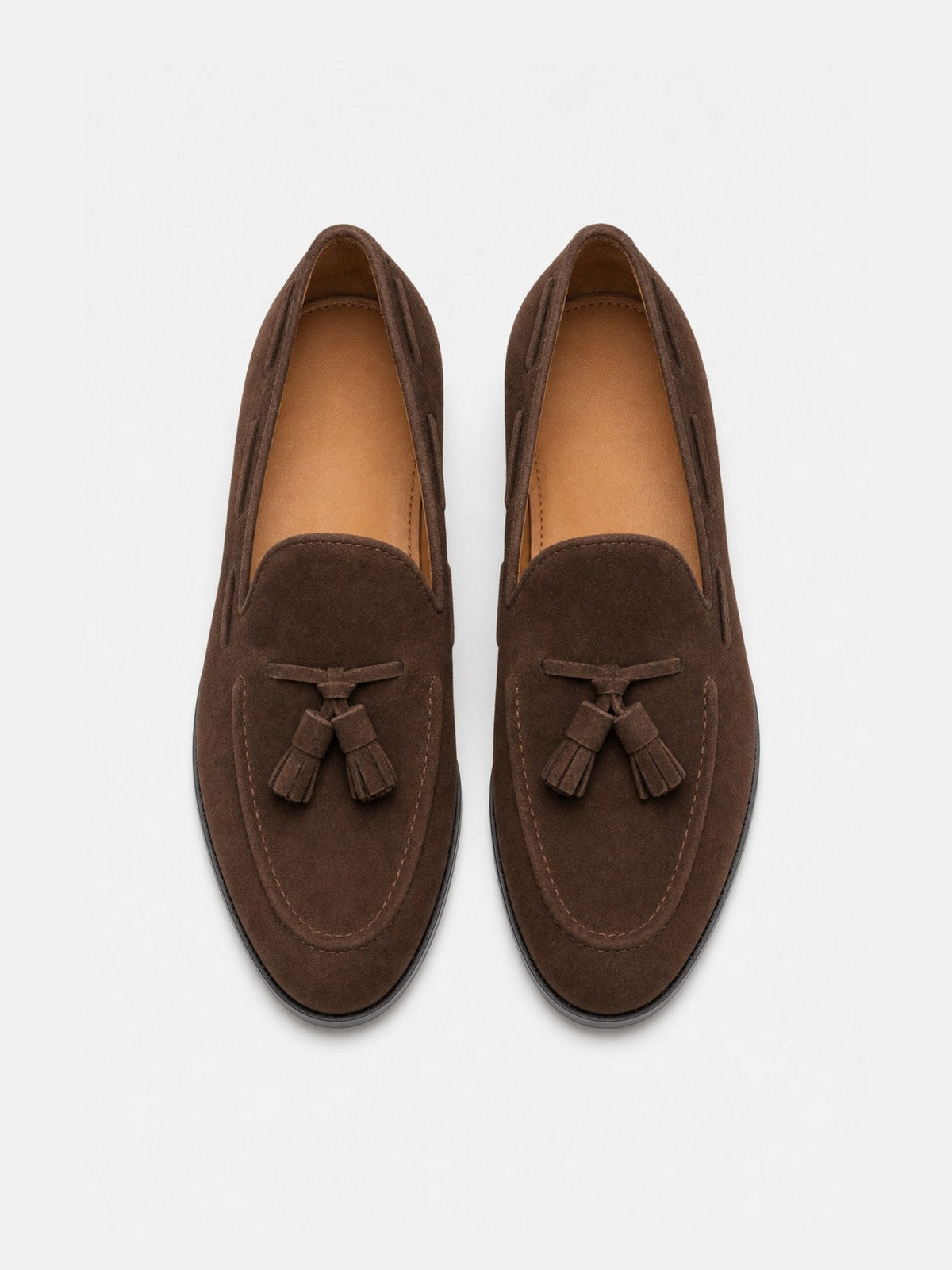 The Tassel Loafer - Brown Suede
