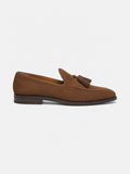The Tassel Loafer - Medium Brown Suede