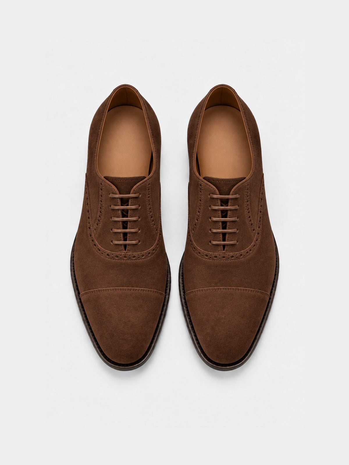 The Adelaide Oxford - Brown Suede