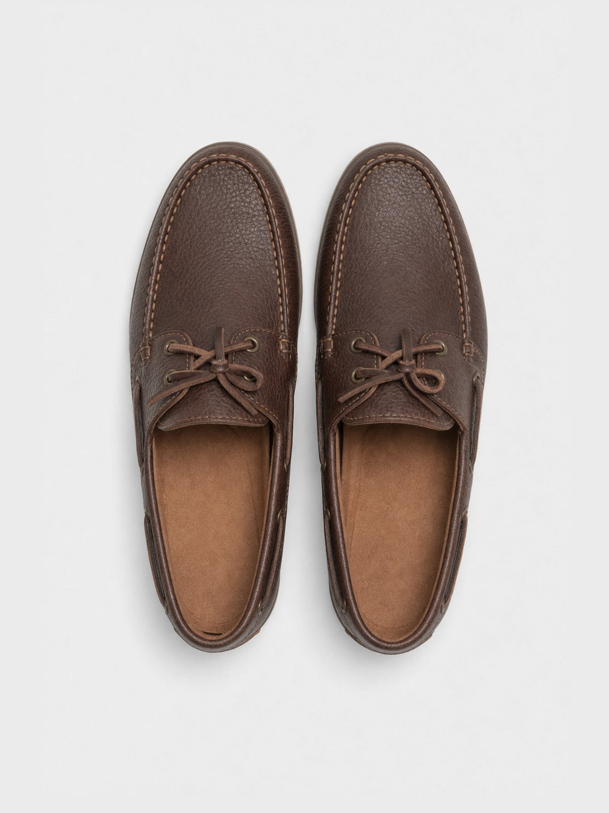 The Boat Shoe - Brown Grain