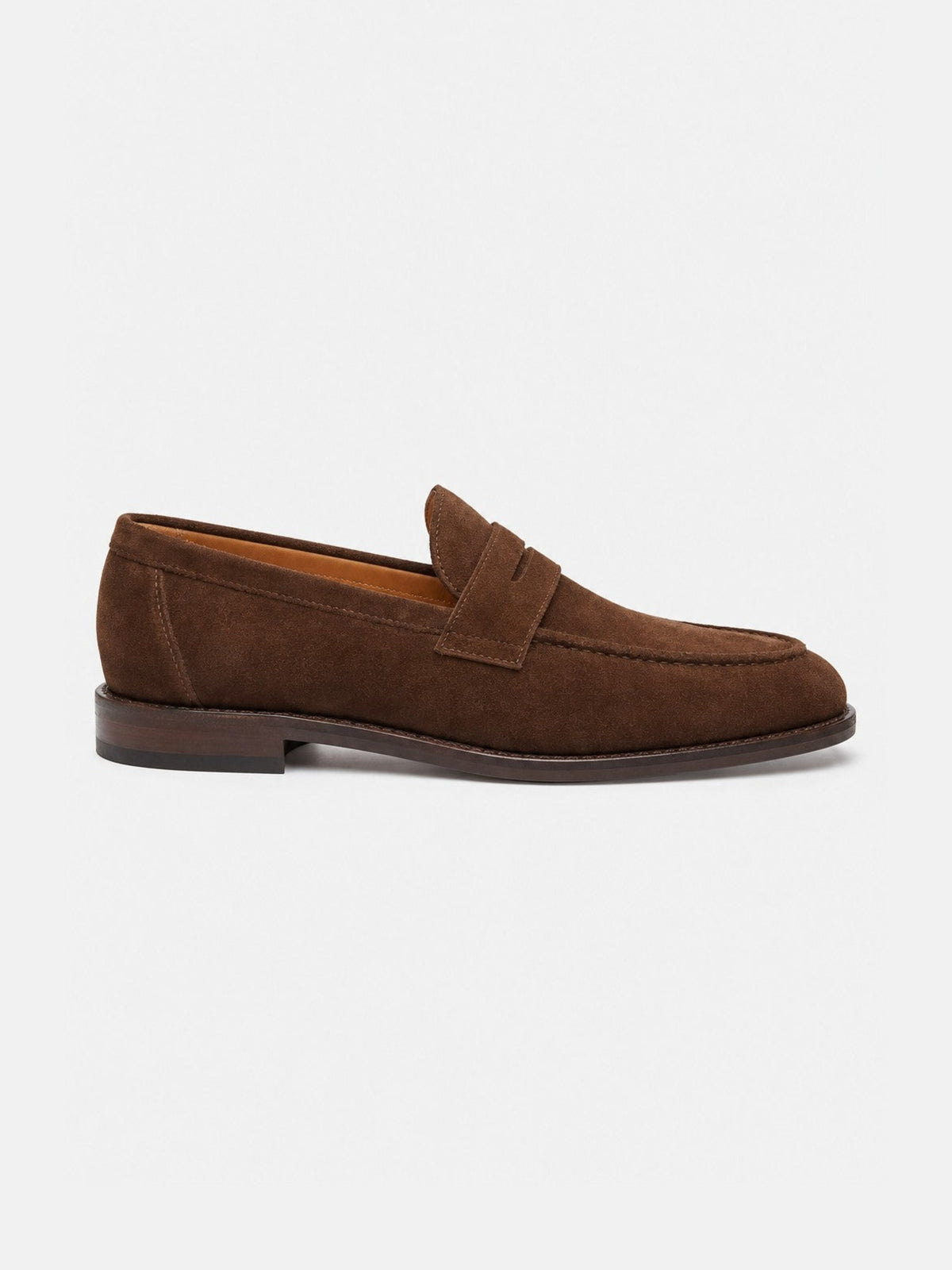 The Penny Loafer - Brown Suede