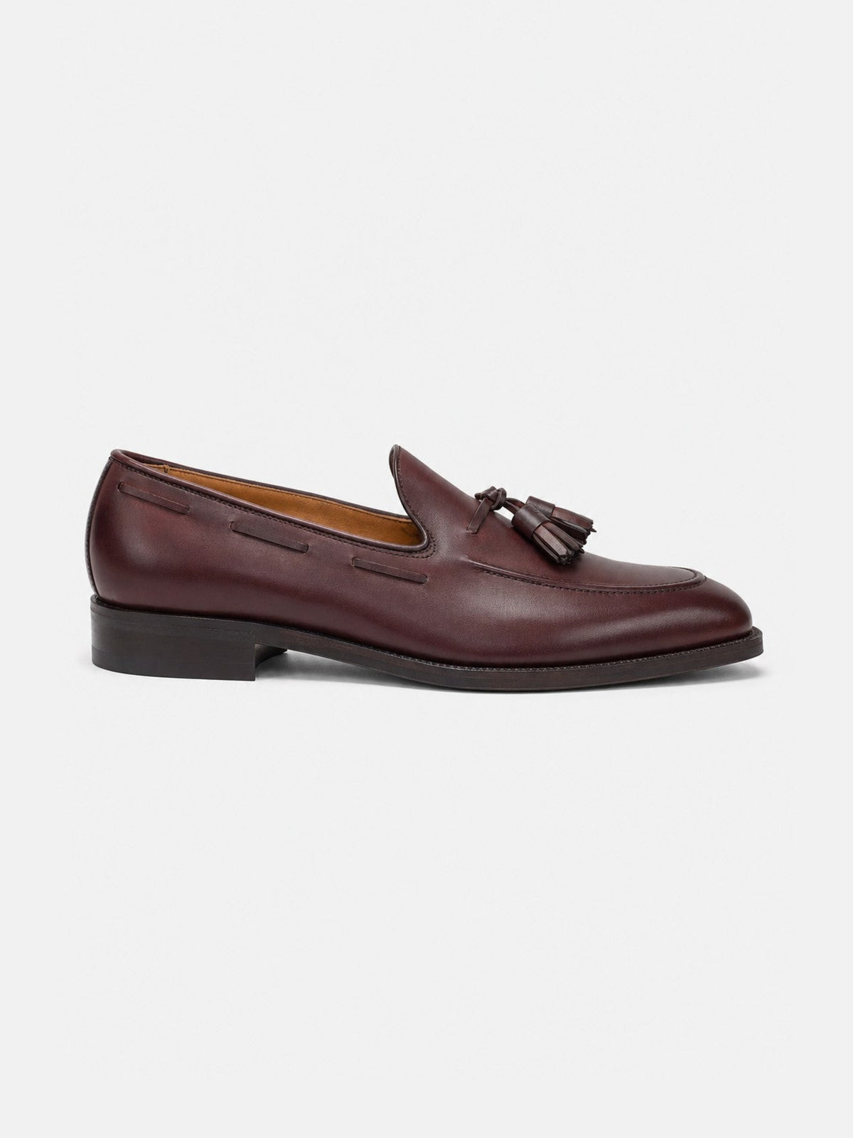 The Tassel Loafer - Burgundy Calf